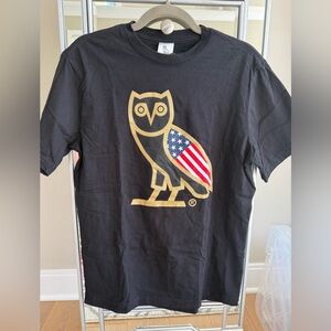 OVO OG Owl USA 🇺🇸 American Flag T-shirt Size XS RARE Drake EUC October Very Own